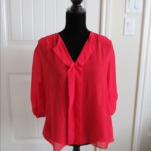 Red blouse